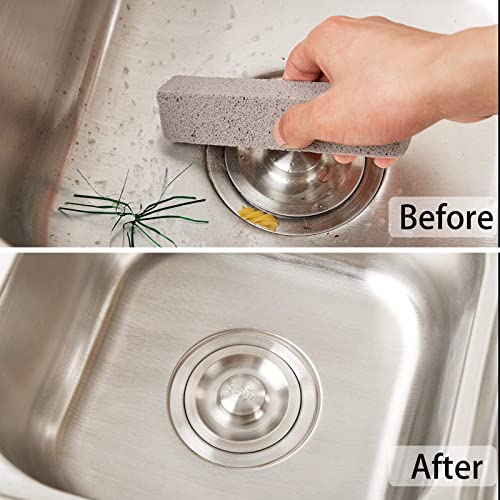 Image of Chinco 72 Pack Pumice Stick for Cheaning, Pumice Scouring Stone Pad Removing Stain Grime Without Leaving Scratches for Kitchen Oven Stove Home Bathroom Toilet Pool House Cleaning Supplies