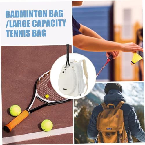 Bolsa de bádminton y tenis con correa ajustable y múltiples bolsillos útiles 4