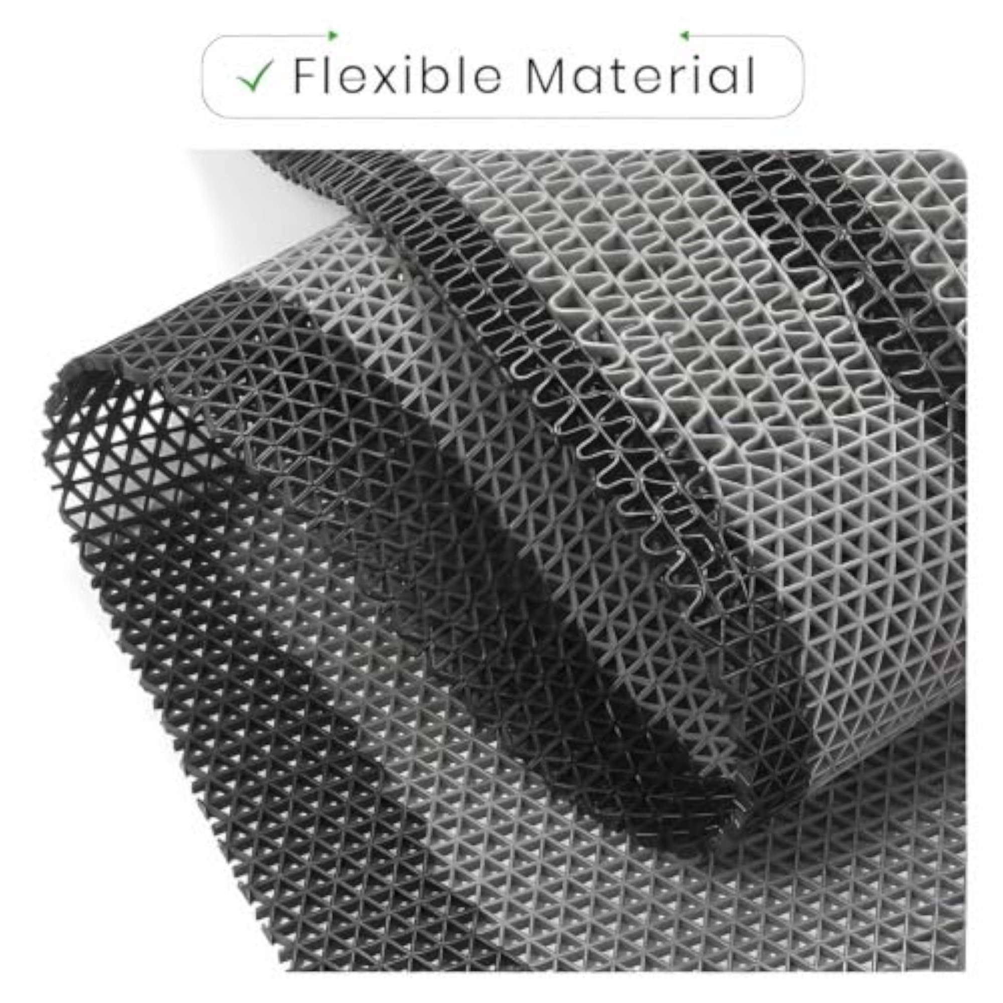 Anti-Skid Rubber Bathroom Mat, Waterproof Floor Mat