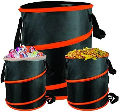 The Elixir Deco 10 Gallon Pop-up Gardening Bag Garden Spring Bucket for Year/Lawn Leaf Trash Container by The Elixir Deco