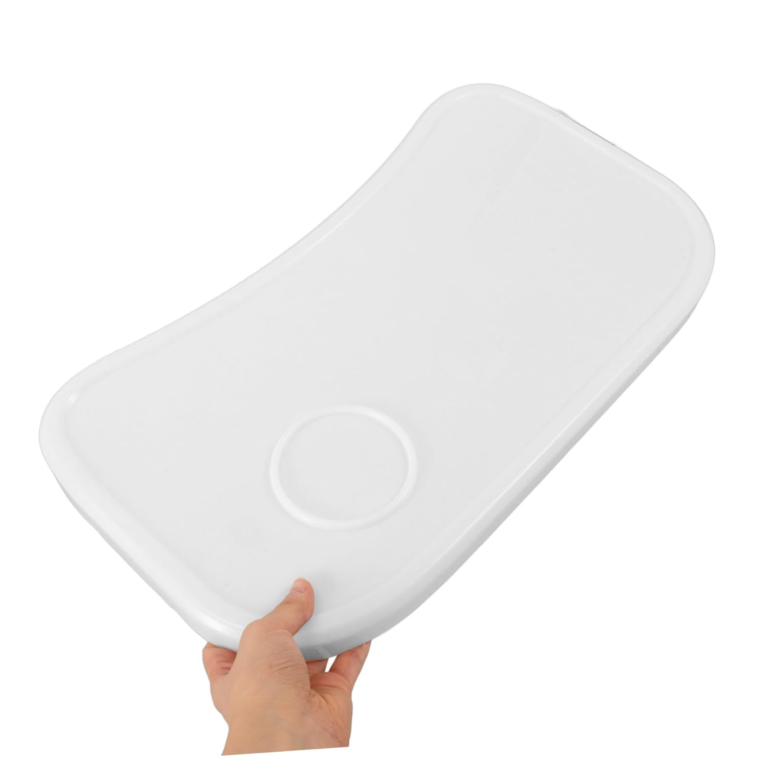 Portable Tray for High Chair Newborn Eating Tray Multi Functional Dining Accessory for Sleek Design for Mealtime and Play White