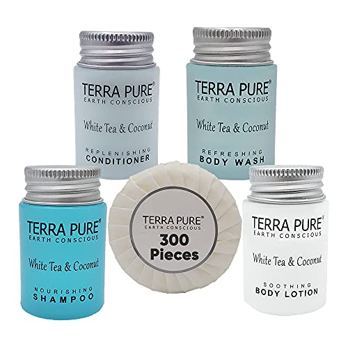 Terra Pure White Tea and Coconut Hotel Soaps and Toiletries Bulk Set