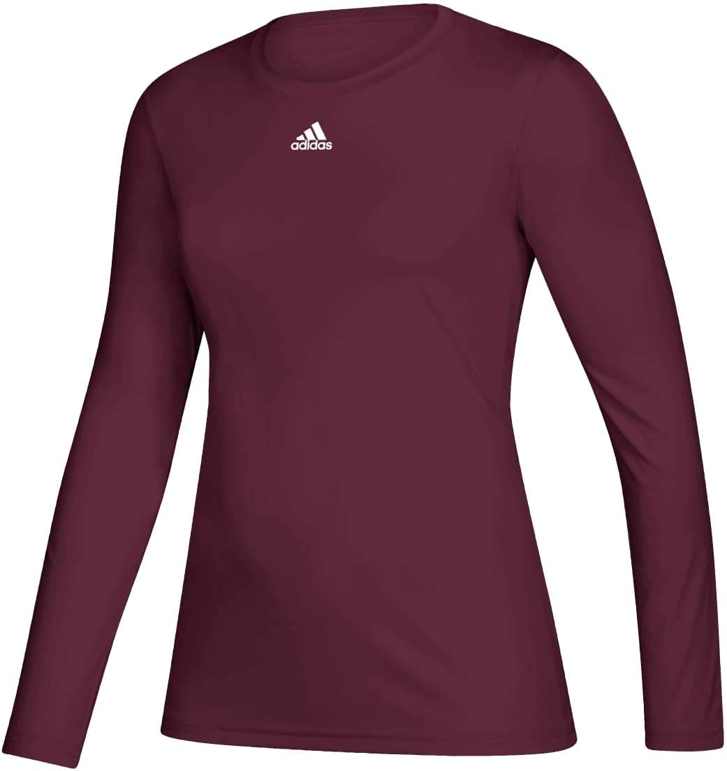 adidas Women's 12H6 Creator Climalite Long Sleeve Crew Neck Tee
