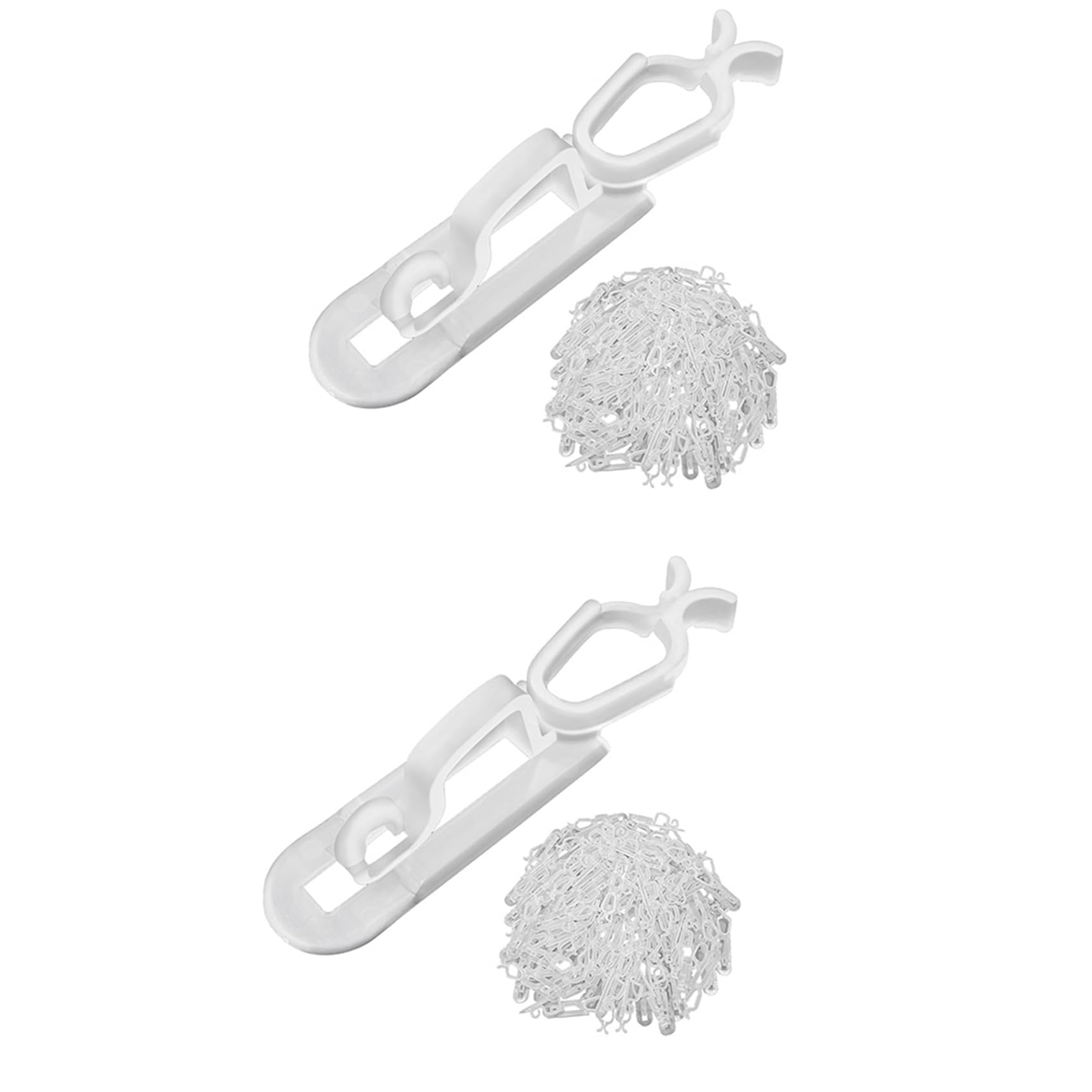 Vjsujehgy Christmas Light Clips Clips 200Pack, Universal Gutter and Shingle Clip Hooks for Hanging C7, C9 and Lights