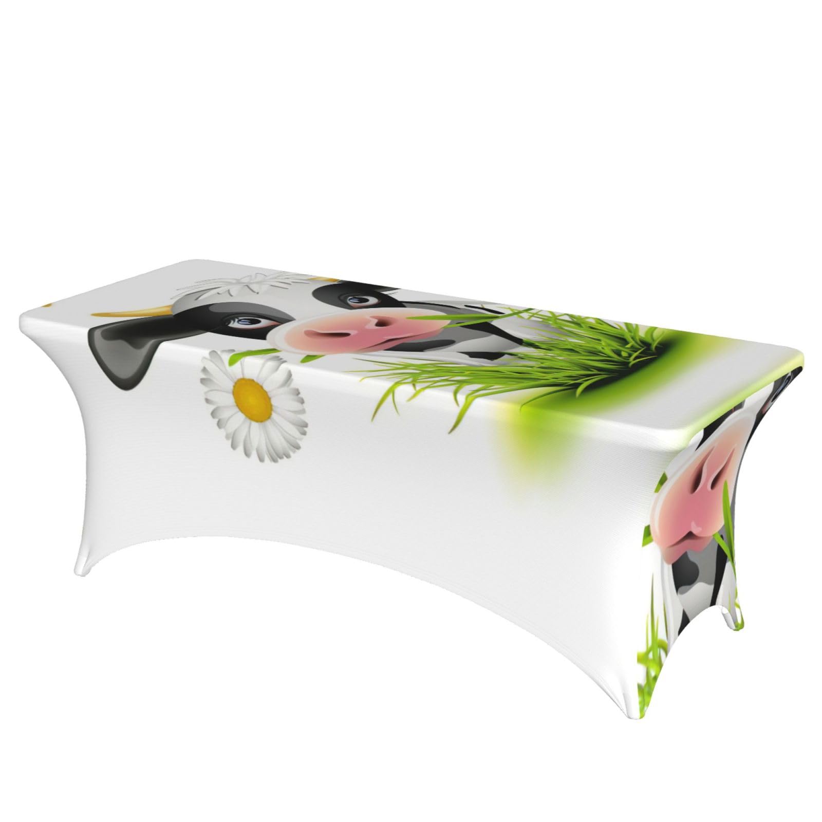 Nappe de table extensible élasthanne banquet mariage motif vache