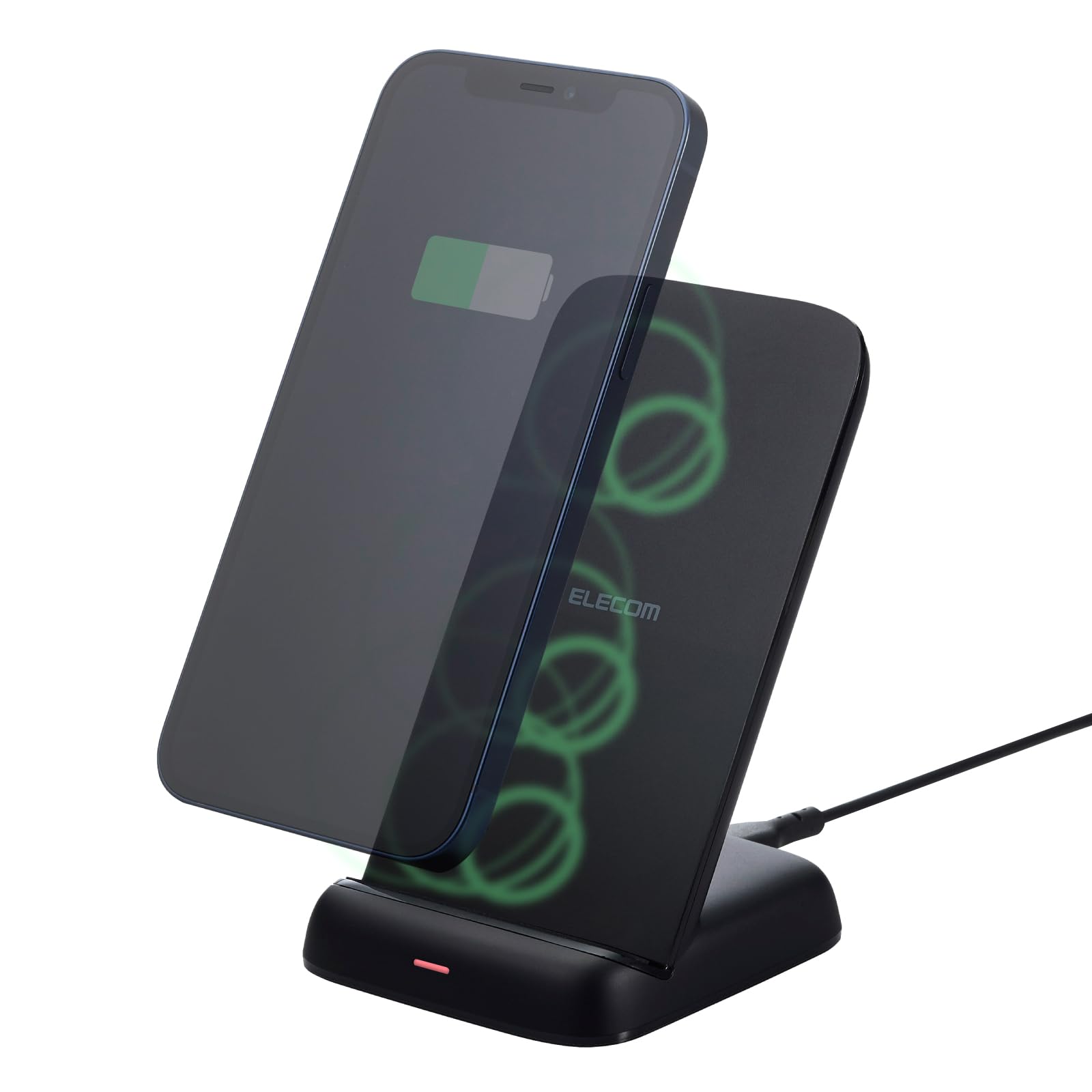 Qi ワイヤレス充電器 ブラック 収納袋付き Amazon.co.jp: エレコム ワイヤレス充電器 Qi規格対応 最大出力12W