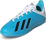  Adidas X 19.4 IN J, Botas de fútbol Unisex niño, Multicolor (Bright Cyan/Core Black/Shock Pink 000), 30 EU