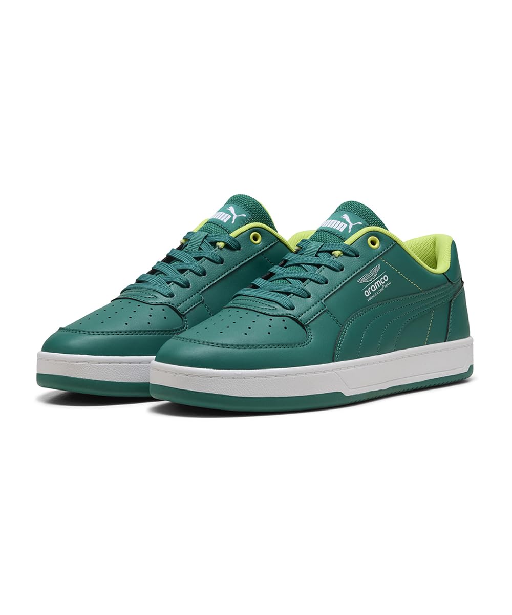 PUMA Erwachsene x Aston Martin ARAMCO F1® Team Caven 2.0 Sneakers 42, White Lime Shimmer Green
