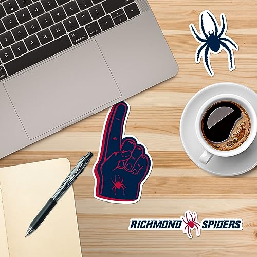 Image of University of Richmond 9ct Vinyl Large Deluxe Stickers Variety Pack - Laptop, Water Bottle, Scrapbooking, Tablet, Skateboard, Indoor /Outdoor - Set of 9