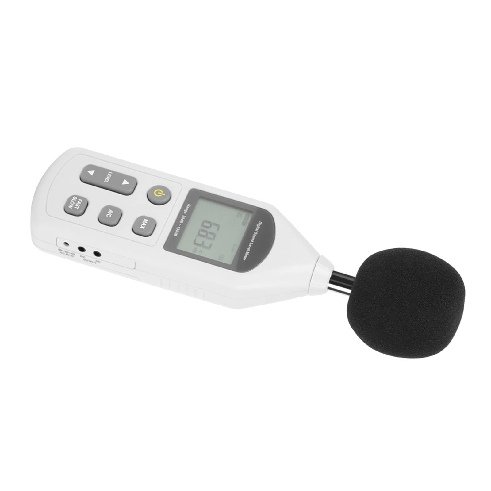 Fonometro Digitale, GM1357 Fonometro Digitale L'apparecchiatura per Test del Rumore Misura il Livello Sonoro 30 DBA ~, Misuratori di Rumore e Suono