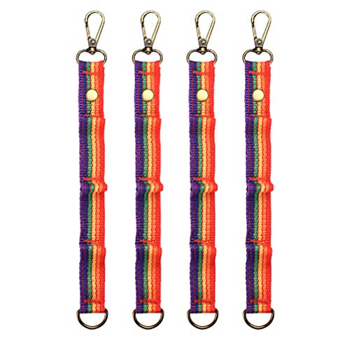 CLISPEED 4 Peças de Corda de Acampamento Ao Ar Livre Cabides de Corda Pendurada para Acampamento Ace