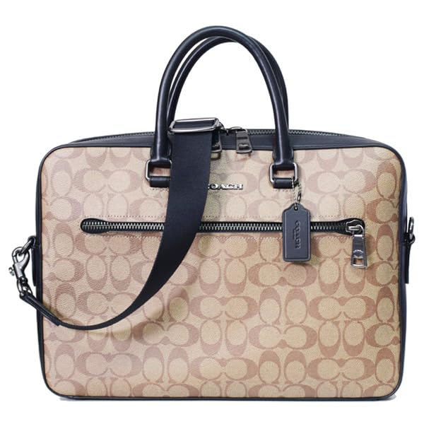 現行/未使用✨ コーチ イーサン ブリーフケース 2way ビジネス ベージュ COACH コーチ メンズ バッグ レザー イーサン ブリーフ スリム