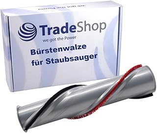 Trade-Shop 3-Speichen Rollbürste Hartwalze kompatibel mit Dyson V11 SV14 SV15 SV17 ersetzt 970135-01, 970100-05 / 240mm lang, 50mm Durchmesser