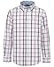 Tommy Hilfiger Little Boys' Samuel Plaid Shirt, Classic White, 4/Regular