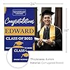 24"x18" Custom Graduation Yard Sign, Personalized Class of 2026 Graduation Sign with Photo Print and Text, Single/Double Sided Corrugated Sign for Graduation Decorations with or w/o Stakes (Design 7) #4