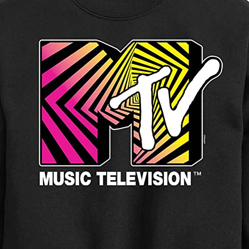 HYBRID APPAREL - MTV Logo - Optical 80S - Toddler and Youth Crewneck Fleece Sweatshirt3