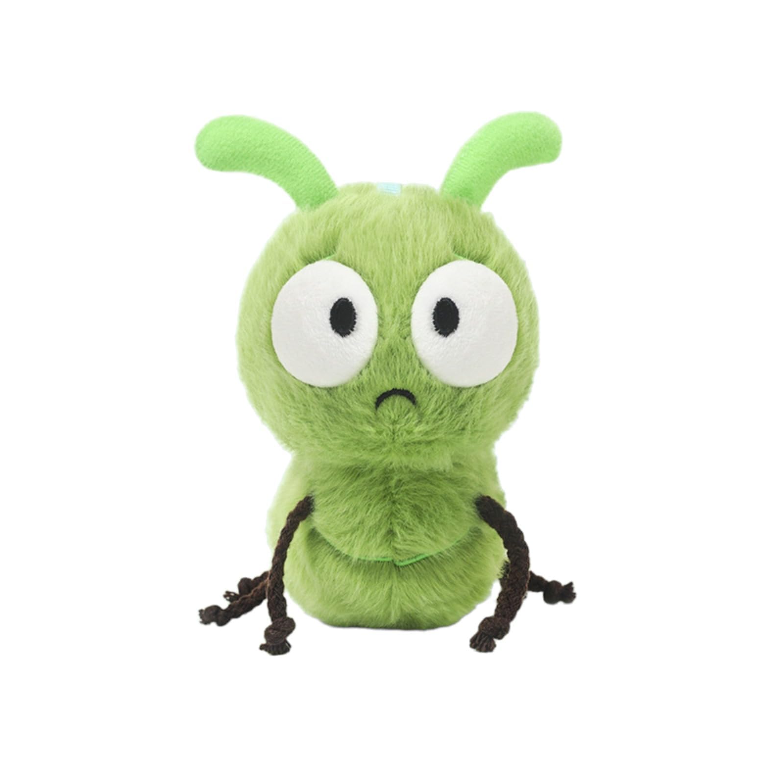 JORCEDI Fly Stuffed Animal,Small Insect Plush Toy,Realistic Cuddly Comfortable Doll,Flies,Mosquitoes,Bees,Cockroaches,Room Decor,Playful Gift for Boys Girls Teens,Playing & Cuddling (Caterpillars)