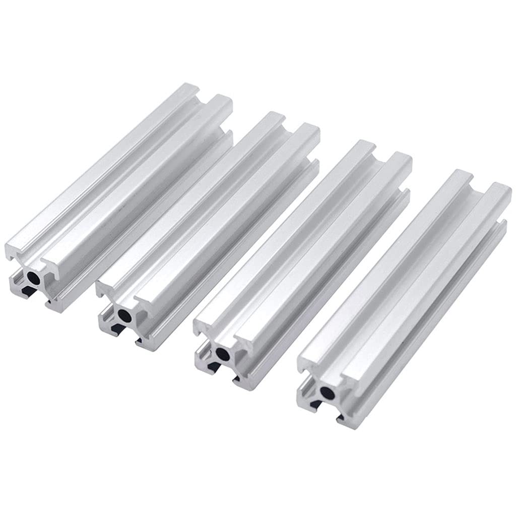 Extrusión De Perfil De Aluminio De 4 Piezas, 100 Mm, 200 Mm, 400 Mm, 500 Mm Y 800 Mm De Longitud, Riel Lineal For Banco De Trabajo De Impresora 3D CNC DIY(800mm)