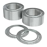 OHLECTRIC Reducing Washer 1¼ × ½ Inches (50 Pack) Heavy Duty Galvanized Steel, Silver, Flat Washer, cULus Listed, Reduce Oversized Openings of Metal Outlet Box