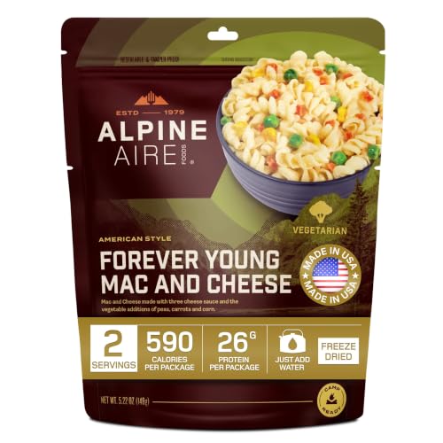 AlpineAire Forever Young Mac & Cheese Freeze-Dried Meal