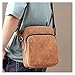 Leather Casual Shoulder Bag Classic Fashion Messenger Office Business Briefcase Travel Satchel bag(Yellow Brown)