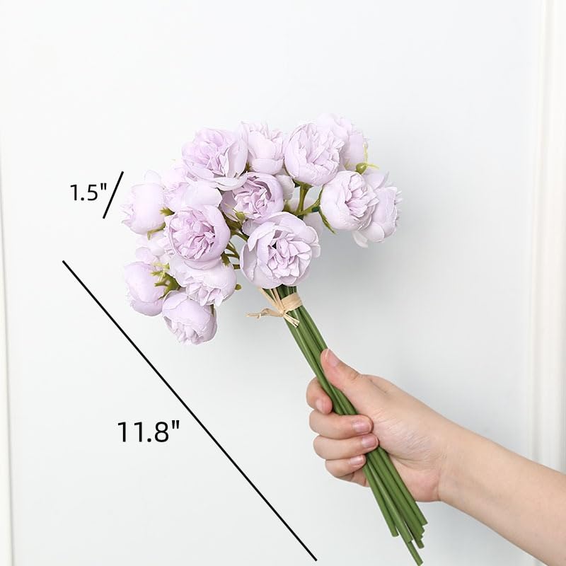 Amazon｜XIZHI ラナンキュラス 造花 11.8インチと54ヘッド 人工シルク