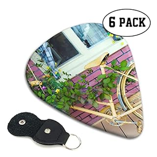 Lot de 6 médiators vintage avec fenêtre imprimée vélo pour guitare acoustique et guitare électrique - Les Beatles, Paul McCartney, John Lennon, RIngo Starr, George Harrison Lot de 6 médiators vintage avec fenêtre imprimée vélo pour guitare acoustique et guitare électrique – Image 2
