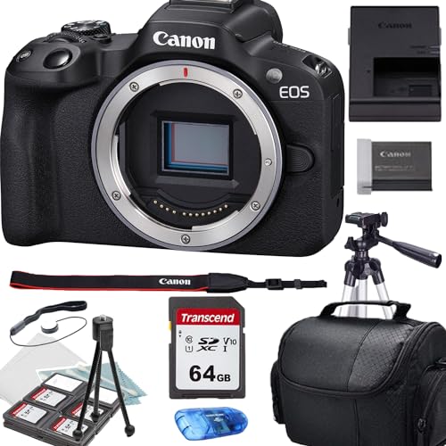 Canon EOS R50 Body + Accessory Bundle (Renewed)