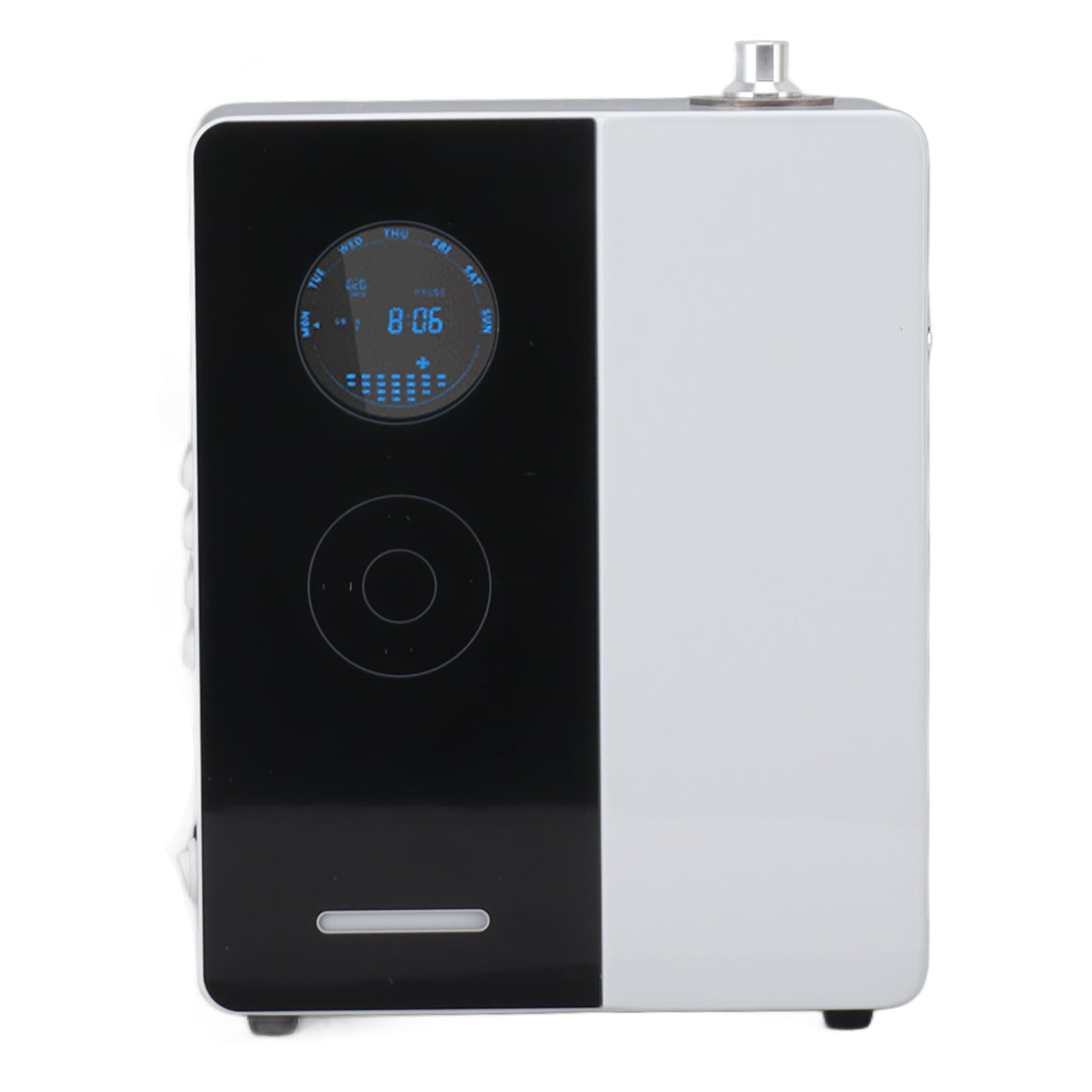 HEEPDD Máquina Casera del Aromaterapia, Interruptor de Memoria de la Máquina del Difusor del Aceite Esencial del Ajuste de la Frecuencia del Espray 220mah para el Hotel (Enchufe de la UE)