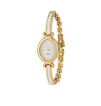 RPS FASHION WITH DEVICE OF R Analogue White Dial Watch for Women