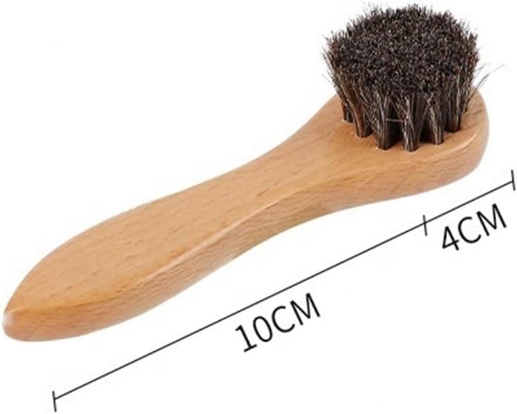 Horse Hair Brushes 3pcs Mane Hair Shoe Brush Soft Set Shining mirroring Professional Home use Horse Custom Logo Cleaning Tools