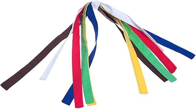 Stuffems Toy Shop Karate Outfit with 6 Colored Belts Fits Most 8-10 Webkinz, Shining Star and 8-10 Make Your Own Stuffed Animals and