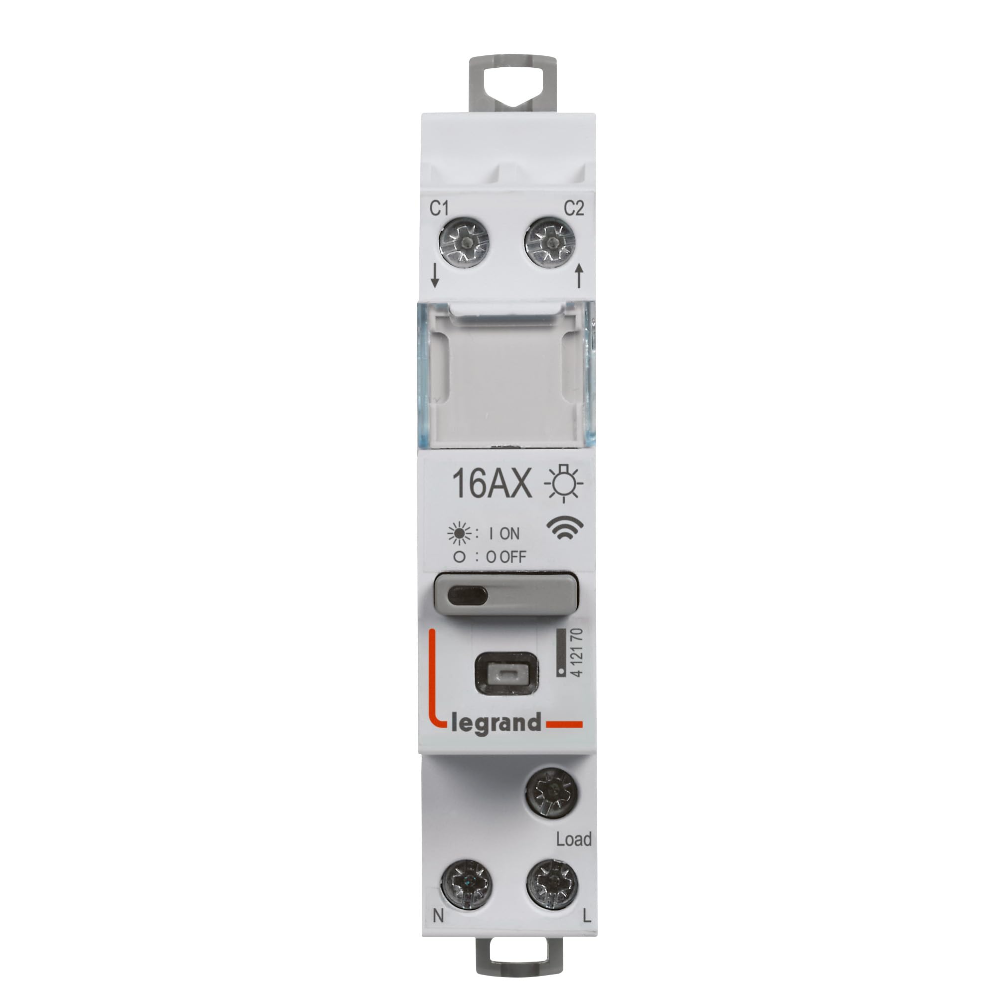 LEGRAND - 199121 - Télérupteur modulaire connecté Drivia with Netatmo 16AX 230V~ - Compatible avec l'App Home + Control et le délesteur connecté - Emballage BTC - Gris