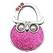 Cuiyoush Crochet décoratif pour sac à main en alliage brillant solide et pliable pour bureau