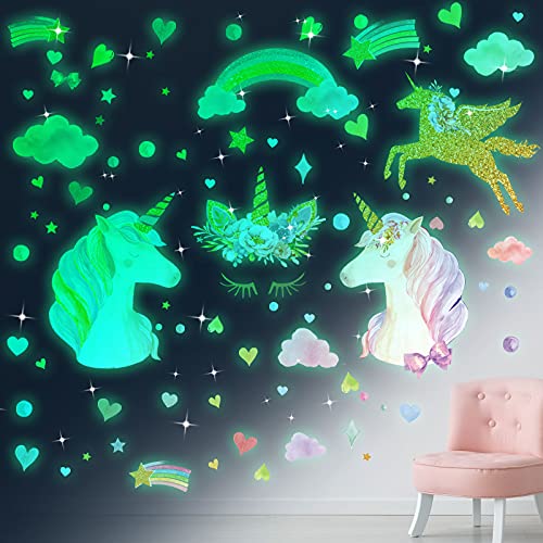 Vinilos Decorativos Estrellas Unicornio que Brillan en la Oscuridad miniatura 6