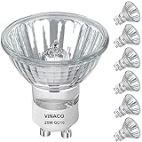 1. 【Durable & Saving Money】: 6 pack of 25 watt halogen light bulb for wax warmer, 220v 230v 240v, dimmable, 2800k soft warm light, 220 lumens, GU10 base. 3000 hours long lasting life, saving you the cost of frequent bulb replacement for candle warmer.