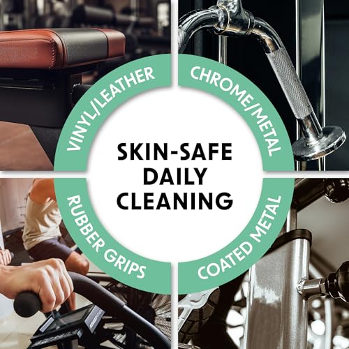 Wipex Yoga Mat Cleaner Wipes, EWG Verified, 400 Ct Plant-Based Lemongrass, Eucalyptus & Vinegar Wipes for Gym & Fitness Equipment & All Purpose Gym Cleaning - Safe for Peloton Bikes & Treadmills