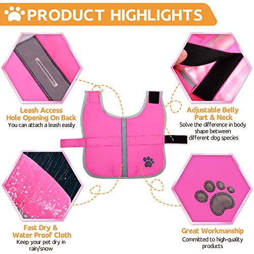 Queenmore Cold Weather Dog Coats Loft Reversible Winter Fleece Dog Vest Waterproof Pet Jacket Available In Extra Small, Small, Medium, Large Extra Large Sizes #TOP3