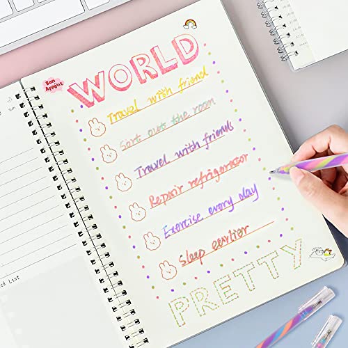 Zscm Quality Decides The Future 36 Pack Metallic Sparkle Glitter Gel Pen & 18 Pack Mixing Of 3 Colors Magic Rainbow Gel Pens #TOP4