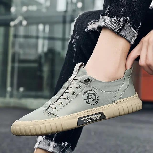 Image of Men's Casual Athletic Sneakers, Lace-up Design with Rubber Sole, Comfortable & Lightweight,Air Mesh Casual Shoes for Men,Soft Cushion Insole Casual Sneakers for Men (Multicolour)