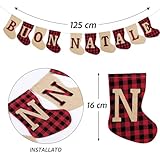 Zoom IMG-1 decorazione natalizie festone buon natale Zoom IMG-1 decorazione natalizie festone buon natale