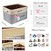 JCYIF Personalized Baby Toy Basket Custom Toy Box with Name Storage Organizer Collapsible Laundry Basket Cute Basket with Handles for Girl Boy