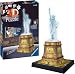 Ravesburger 3D Puzzle, Estatua de la Liberdad Night Edition, 108 Piezas, Edad...