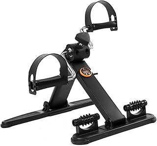 Pedal Exerciser, Folding Exercise Pedal Portable Pedal Exerciser For Legs And Arms, Under Desk Bike Stationary Pedal Exerciser For Arm And Leg Workout, Portable Folding Sitting Desk Cycle