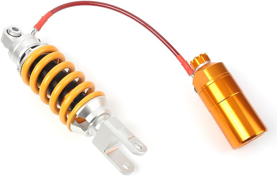 GZYF 2pcs Adjustable 265mm Motorbike Shock Absorbers Suspension Universal for HONDA for Suzuki for Yamaha for Kawasaki ATV Go Kart Quad Dirt Sport Bikes, Yellow