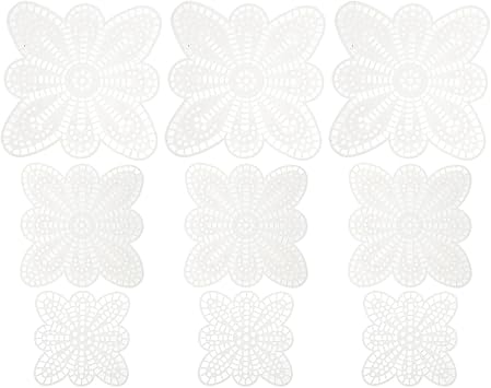 HOODANCOS 15 Pcs Plastic Mesh Canvas Sheets Butterfly Shape Plastic Canvas 5.51 X 5.51 X 0.07 in Petal Grid Blank for Cross Stitch DIY Craft Projects Sewing Supplies