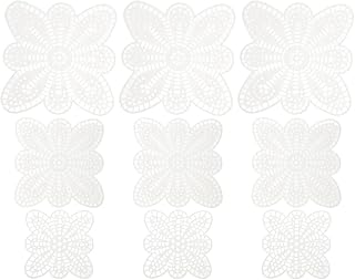 Hoodancos 15pcs Plastic Mesh Canvas Sheets Butterfly Shaped Blank Canvas Sheets for Embroidery Acrylic Yarn Crafting Knit DIY Crochet Projects Accessories