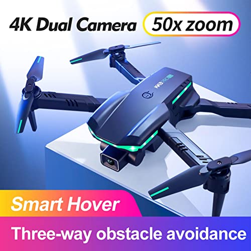 Câmera Drone 4k - Drone GPS com Câmera 4K para Adultos - Câmera UHD 10 minutos de tempo de voo para