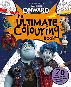 Paperback Disney Pixar Onward Ultimate Colour Book