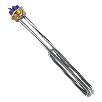 Boquite Water Heating Element, 220V 3000W Stainless Steel Electric Immersion Heater Tube Water Heating Element